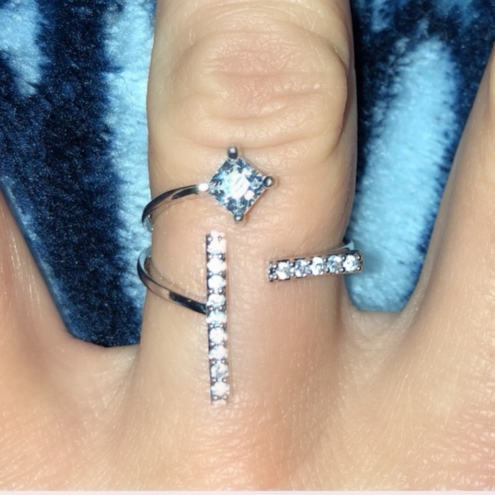 ⚡️PP AAA CZ Open Ring .53TCW  Open Size 7.5